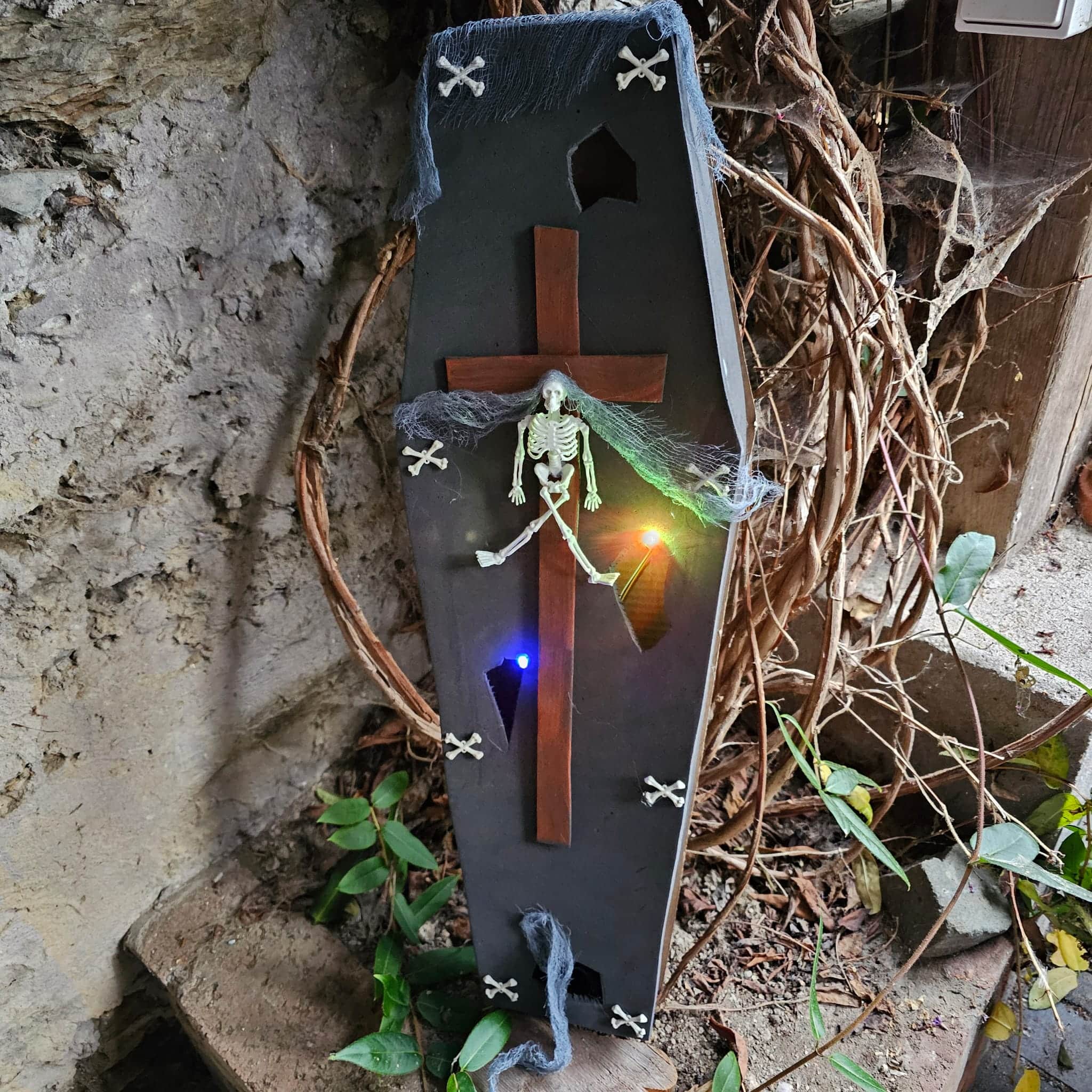 Halloween Sarg mit LED Farbwechsel image 0