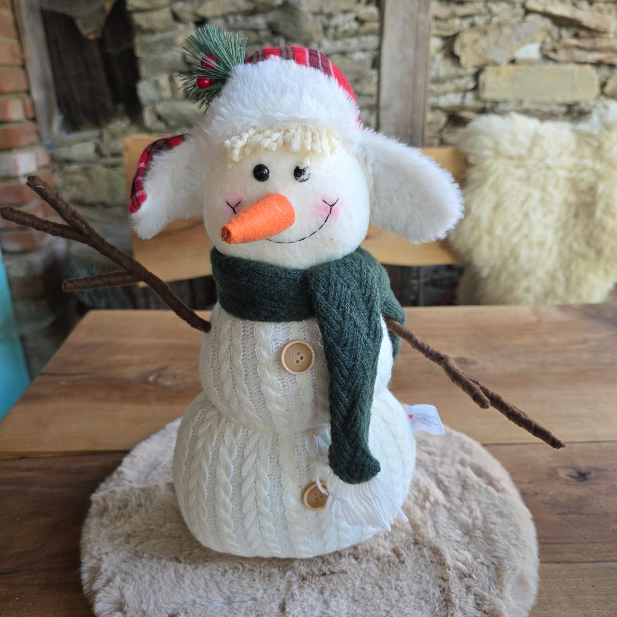 ⛄ Schneemann Frosty &ndash; Charmante Weihnachtsdekoration aus Textil