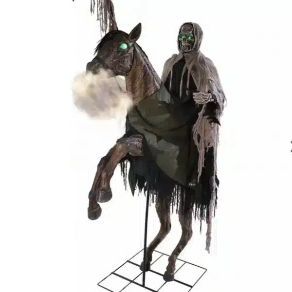 Reitender H&ouml;llen Tod Halloween Animatronic image 1