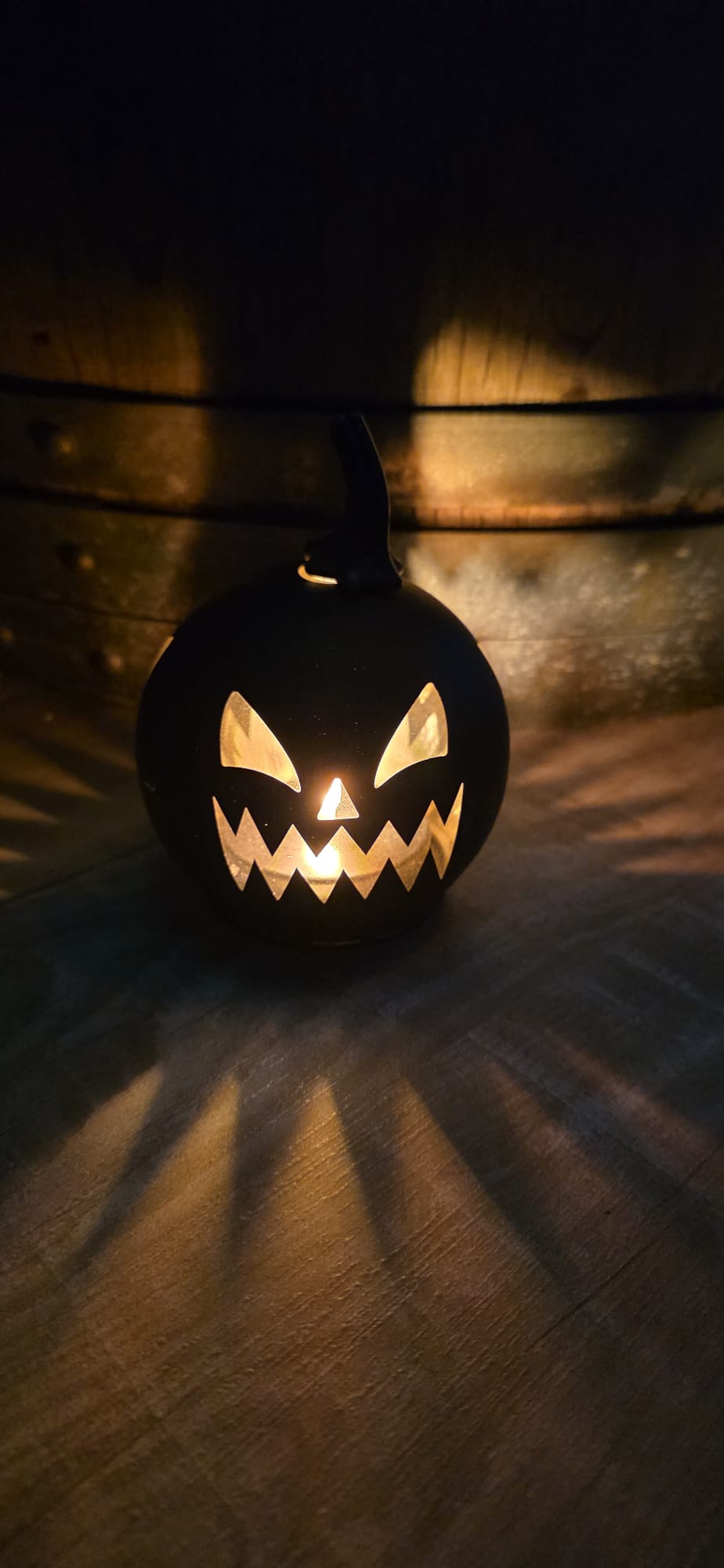 Halloween K&uuml;rbis-LED-Leuchte mit Timer &ndash; Stimmungsvolle Deko f&uuml;r Halloween