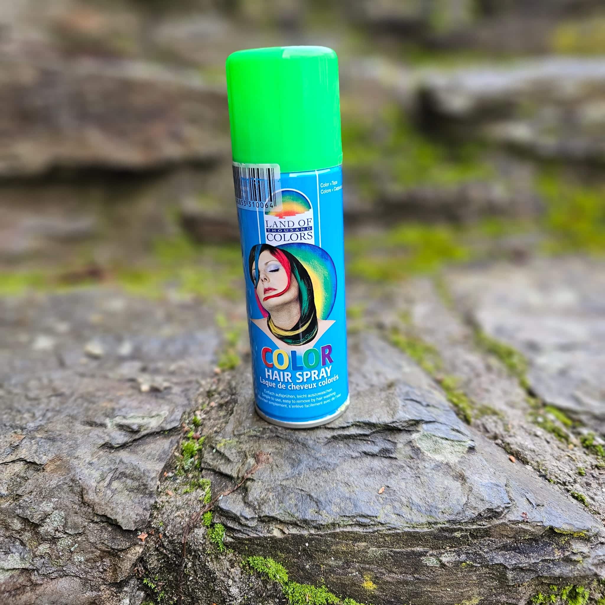 Farbiges Haarspray - Neongr&uuml;n image