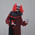 Halloween Pop-Up Horror Doppelkopf Clown Alfons