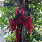 Sensemann &ndash; H&auml;ngender Animatronic mit roter Sense