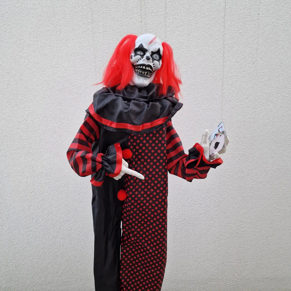 Halloween Pop-Up Horror Doppelkopf Clown Alfons