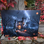 Das verfluchte Schlossgem&auml;lde &ndash; Animiertes Halloween-Bild mit Licht und Sound