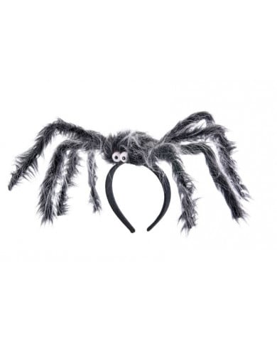 Haarreif mit grauer Spinne image 0
