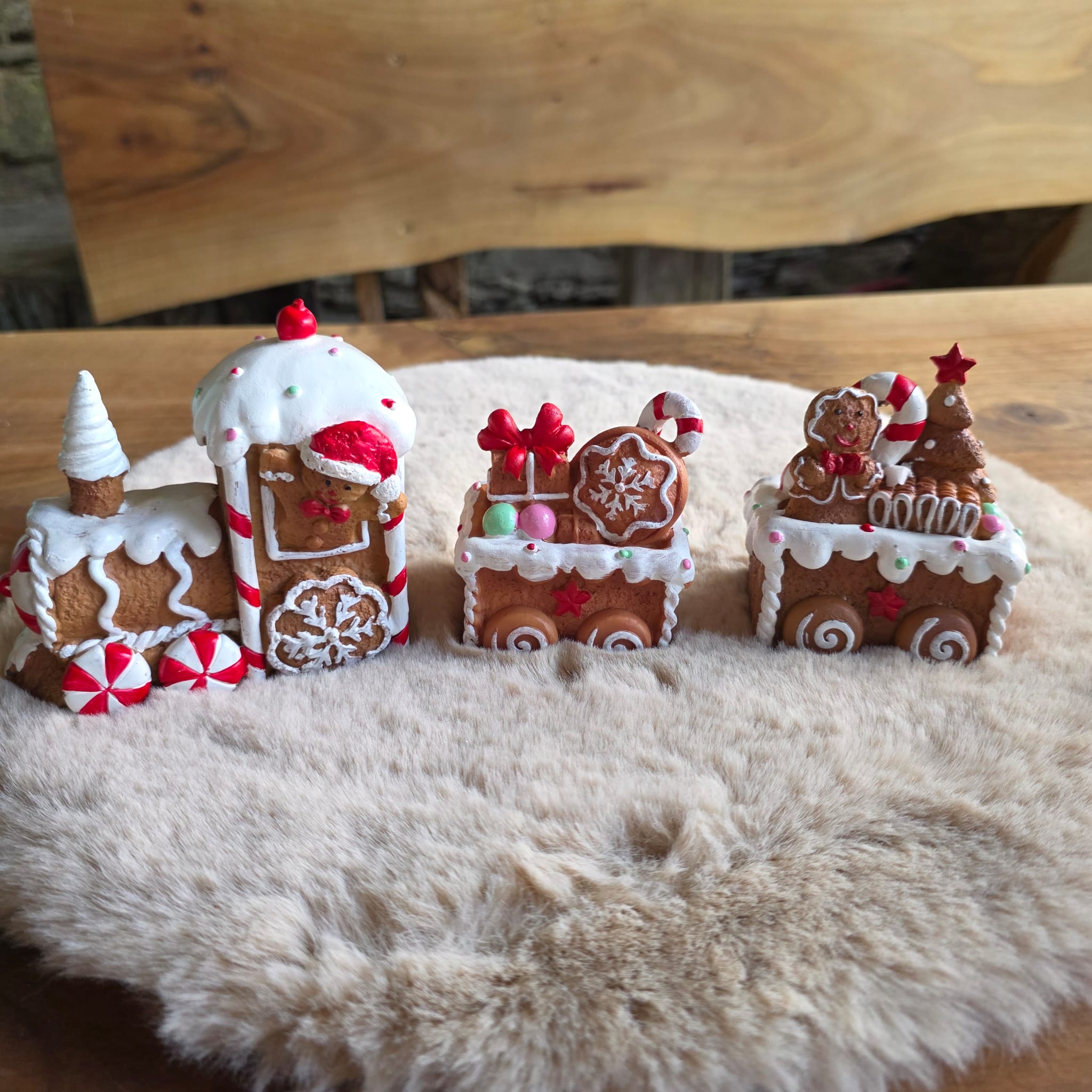 Christmas Lebkuchen-Zug &ndash; s&uuml;&szlig;e Weihnachtsdeko