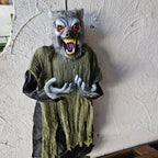 Gruseliger h&auml;ngender Werwolf animatronic image 0