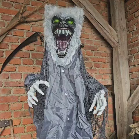 Gigantischer Animatronic-Werwolf Riven