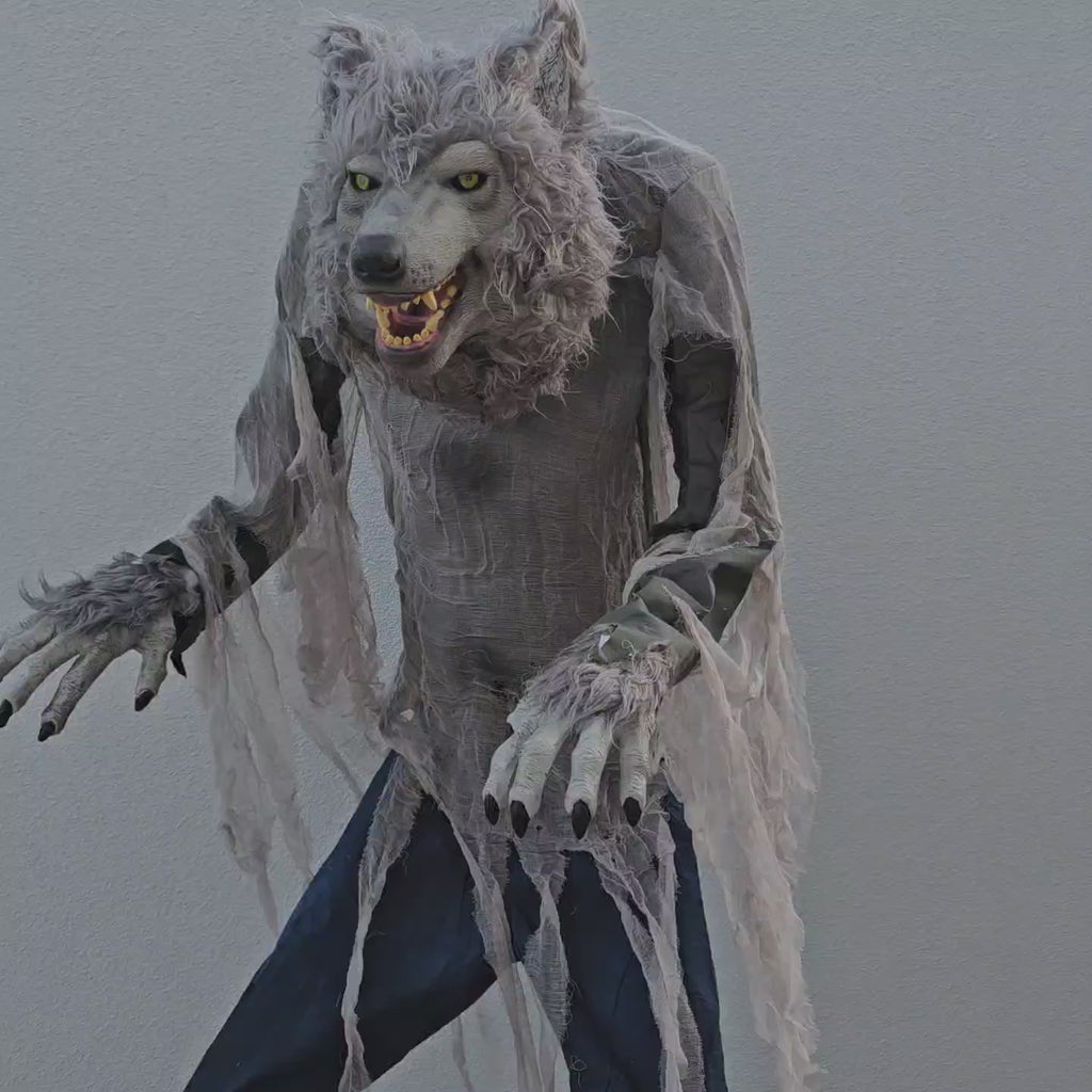 Schauriger Werwolf Animatronic - 215cm