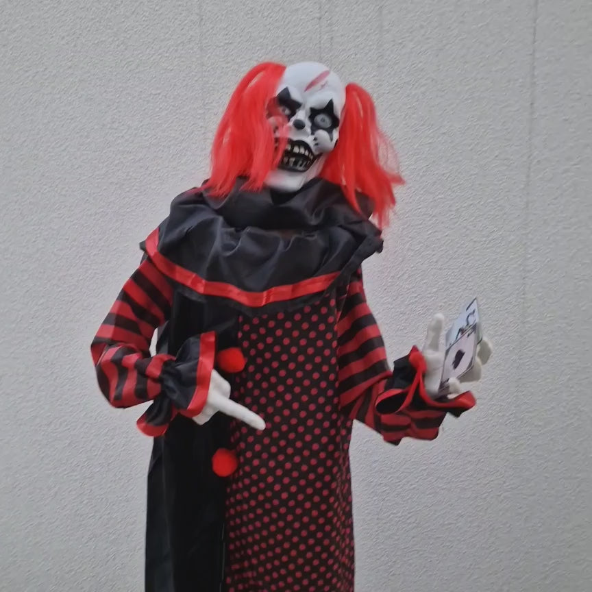 Halloween Pop-Up Horror Doppelkopf Clown Alfons