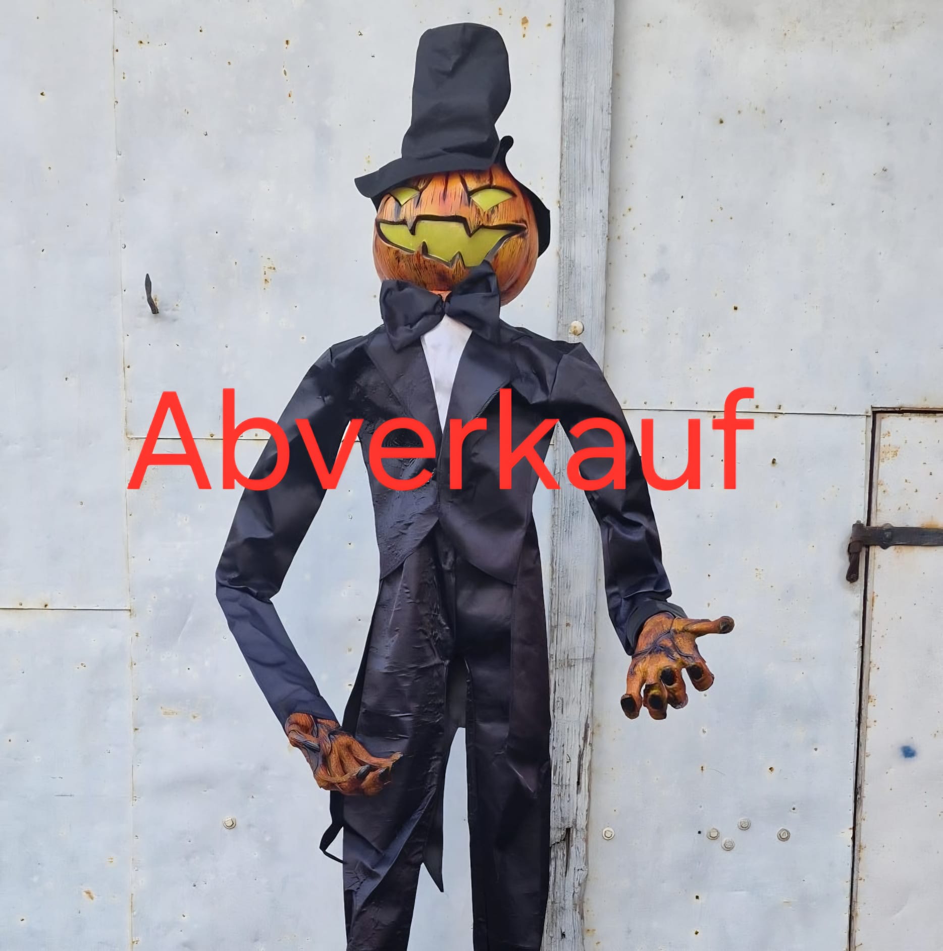 Animatronic gigantischer K&uuml;rbismann Joe " Abverkauf"